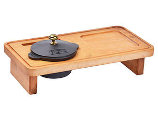 Кастрюля чавунна 0,3 л з підставкою