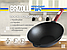 Сковорода чавунна WOK 2,2 л з дерев`яною ручкою Бордо, фото 6