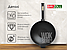 Сковорода чавунна WOK 2,8 л з дерев`яною ручкою Black, фото 7