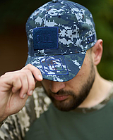 Тактическая кепка Пиксель, бейсболка тактическая, кепка для военных с липучкой COSMI