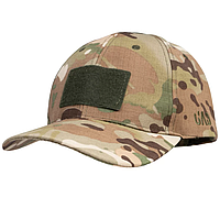Тактическая бейсболка рип стоп Мультикам, кепка тактическая, кепка для военных с липучкой COSMI