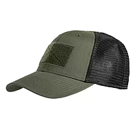 Тактическая кепка TRUCKER CAP Зеленый, кепка-бейсболка с липучкой, военная бейсболка COSMI