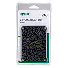 DR SSD Диск Apacer AS340 240 GB 2.5" 7 mm SATAIII Standart (AP240GAS340G-1) Характеристика Чорний, фото 2