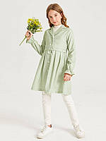 Плаття, пальто для дівчинки SHEIN М'ятний у горошок (JIT7074222 mint (134 см (9 лет))
