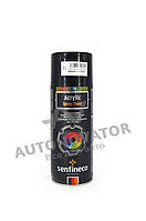 Акриловая аэрозольная краска - черная глянцевая Senfineco Acrylic Spray Paint 400 мл