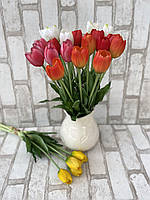 Букет декоративних тюльпанів із гелію, h 40 см, 5 шт в букеті
