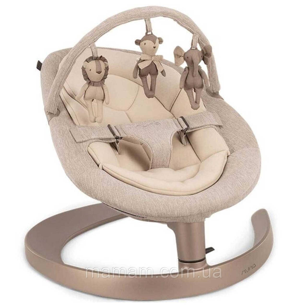 Шезлонг-гойдалка Nuna Leaf Grow Sand, фото 1