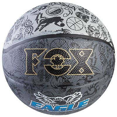М'яч баскетбольний чорний №7 FOX Eagle, фото 3