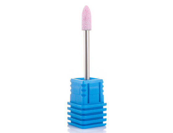 Фреза корундова Nail Drill "Куля" діаметр 4 мм 45-38 рожева, фото 1