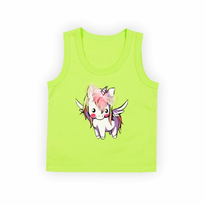 Майка дитяча для дівчинки GABBI MK-24-1 Салатовий на зріст 74 (14037)