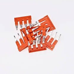 Перемички типу МKR для клем 2,5 мм 2 х 4 полюси, на дін-рейку фірми ONKA.