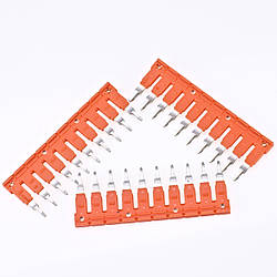 Перемички типу МRK для клем 4mm2 х 10 полюсів, на дін-рейку фірми ONKA.