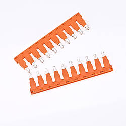 Перемички типу МRK для клем 6mm2 х 10 полюсів, на дін-рейку фірми ONKA.