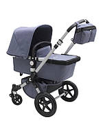 Bugaboo коляска 2 в 1 Cameleon 3 Plus base с капюшоном, Alu/Blue Melange