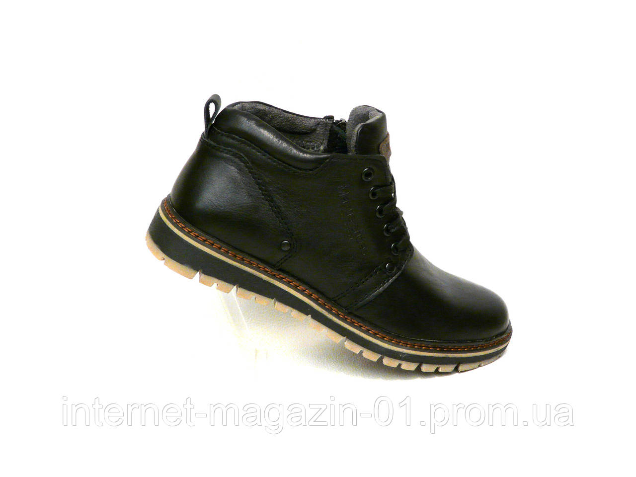 Зимові чоловічі шкіряні черевики Maxus. 40 розмір