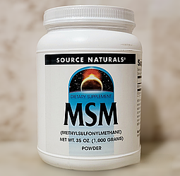 Метилсульфонілметан Source Naturals MSM 1000 г