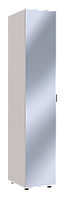 Распашной зеркальный шкаф для одежды ГЕЛАР Doros цвет Кашемир 1 дверь 39х49.5х203.4h (80737635)