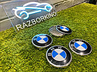 Центральные заглушки ступиц на диски BMW stock Колпачки дисков БМВ сток