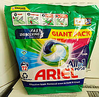 Капсули для прання Ariel Color, для кольорових тканин, 72 шт