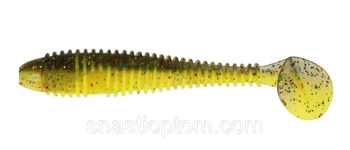 Рибальська силіконова приманка, ZEOX Trigger Fat Tail, довжина 2,7 д., 7шт/уп, колір №212 WYMF