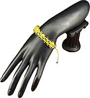 Браслет із бурштину (шамбалу) 13+см. т-15