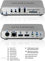 Відеокарта Matrox Monarch HD Video Streaming and Recording Appliance / MHD/I - 1920 x 1080 pixels - 142 mm - 112 mm - 31 mm - FCC