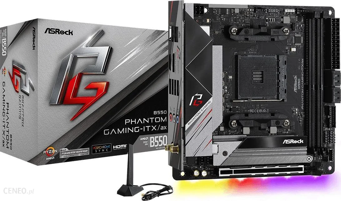 Материнська плата ASRock B550 Phantom Gaming-ITX/ax (90-MXBD40-A0UAYZ)