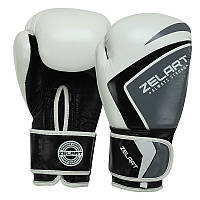 Перчатки боксерские Contender 2.0 VL-8202 Zelart 10oz Бело-серый (37429389) z16-2024