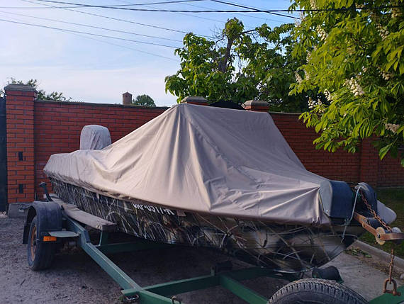 Тенти для зберігання й перевезення човна катера на причепі, фото 3