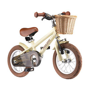 Дитячий велосипед Miqilong RM 12" бежевий