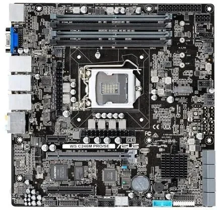 Материнська плата ASUS WS C246M PRO/SE (90SW00F0-M0EAY0)