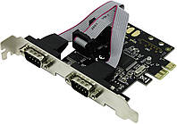 Контроллер B00623 PCI-E 2xCOM RS232 чипсет Moschip 9922 RTL