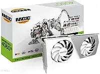 Відеокарта Inno3D GeForce RTX 4060 Ti Twin X2 OC Biały 8GB GDDR6 (N406T208D6X171153W)