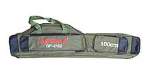Чохол для вудилищ рибальський, Feima GP-2102, колір зелений, 2 секції, довжина 1,00м