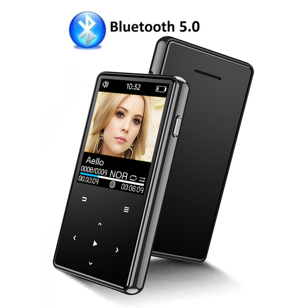 MP3 плеєр Rock Star T5 1.8" Bluetooth 5.0 Hi-Fi 8Gb із зовнішнім динаміком