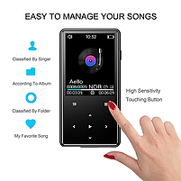 MP3 плеєр Rock Star T5 1.8" Bluetooth 5.0 Hi-Fi 8Gb із зовнішнім динаміком, фото 8