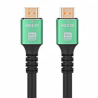 Кабель U&P HDMI 2.1 - HDMI 2.1 UltraHD 8K 60Hz 1.5 м Green (SSE-CA15-GN)