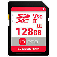 Карта памяти Memory card GoodRAM Secure Digital 128Гб IRDM PRO SDXC V90 UHS-II U3