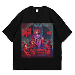 Футболка з принтом Death Screem Bloody Gore S Чорний