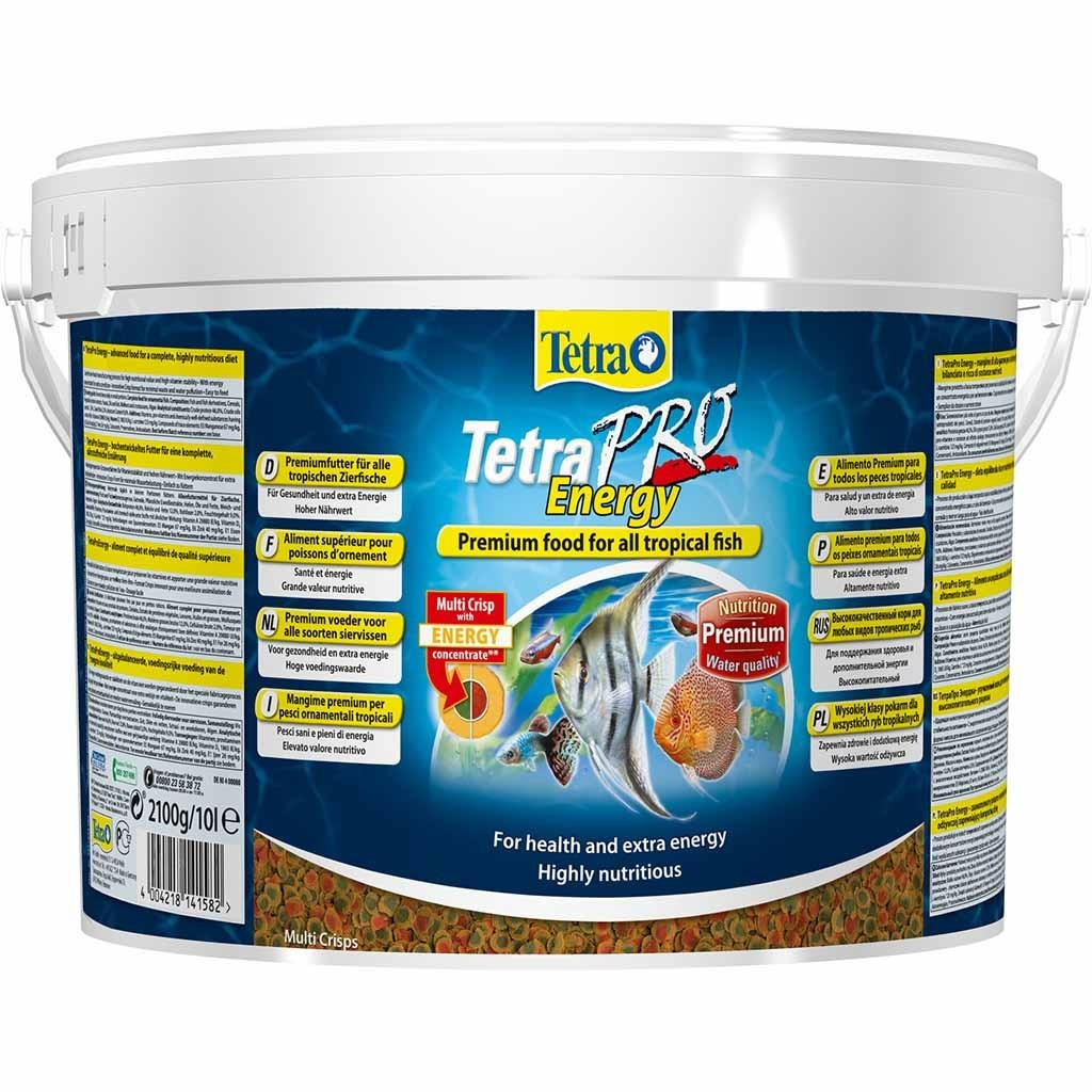 Корм Tetra Pro Energy Crisps для акваріумних риб у чипсах 10 л