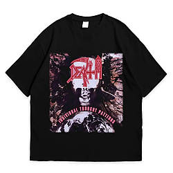 Футболка з принтом Death Individual Thought Patterns S Чорний