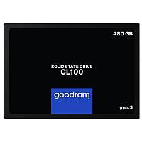 Твердотельный накопитель SSD 480Gb GoodRAM CL100 SATA III 2.5" TLC SSDPR-CL100-480-G3