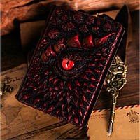 Магический блокнот красный дракон 140.страниц в подарочной упаковке