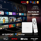 Смарт ТВ Приставка HOMATICS Box R Lite 4K 2/32 ГБ Android TV 11 Google & Netflix (з налаштуваннями), фото 10
