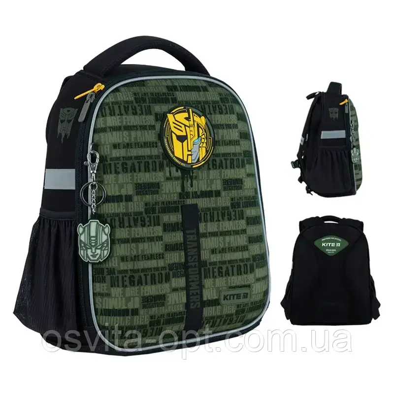 Ранець каркасний "Kite" Education 555 1від.,2карм. №TF24-555S