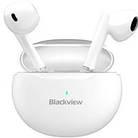 Беспроводные наушники с микрофоном Blackview TWS AirBuds 6 IPX7 Bluetooth White