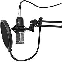 Игровой стриминговый микрофон Media-Tech профессиональный набор XLR USB 3.5 Silver
