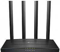 Маршрутизатор роутер Wi-Fi TP-LINK Archer C6U AC1200 MU-MIMO гигабитный Black