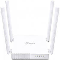 Маршрутизатор роутер WiFi TP-Link Archer C24 AC750 1хFE WAN 4хFE LAN 4 внешние антенны White