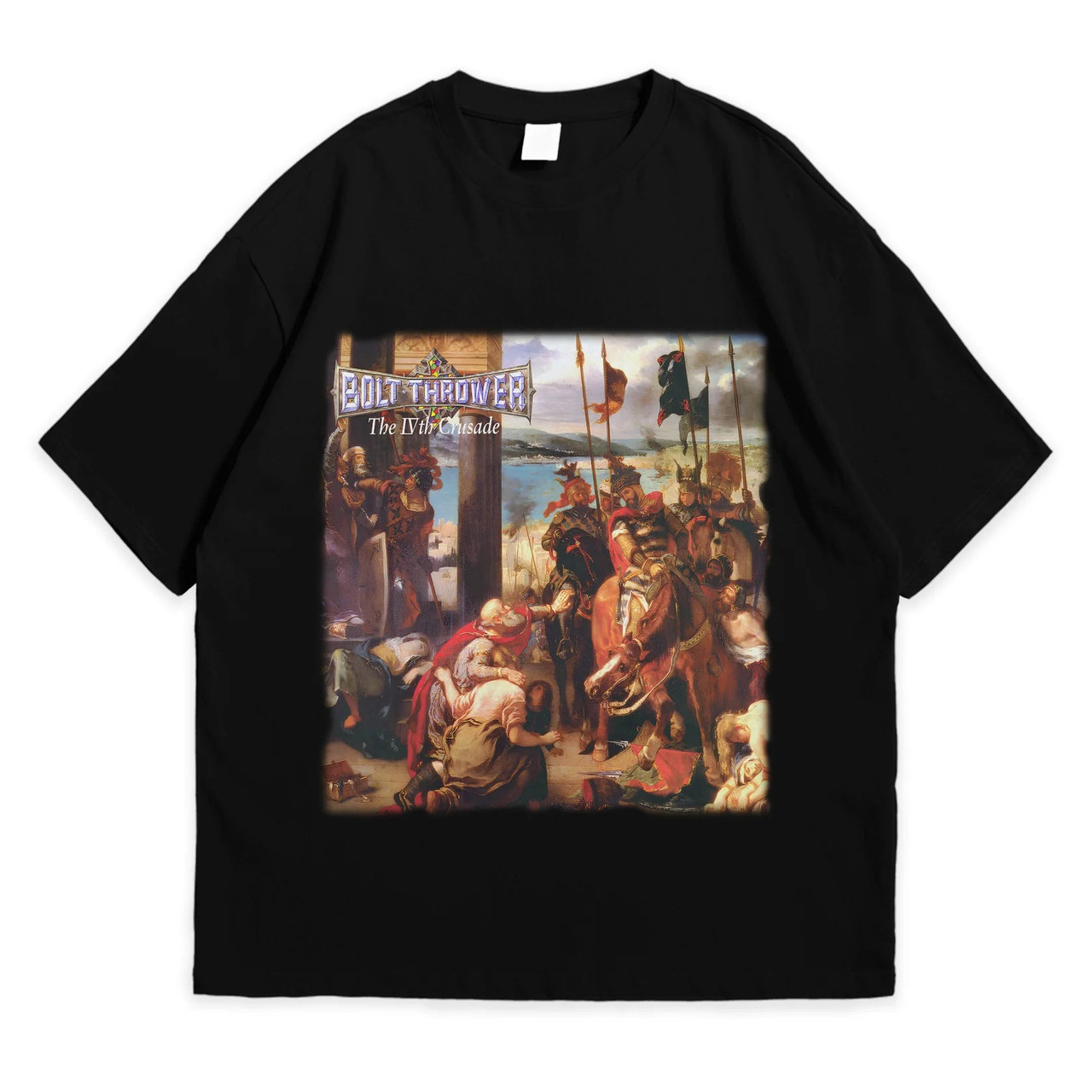 Футболка з принтом Bolt Thrower 4th Crusade M Чорний